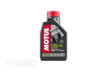 Вилочное и амортизаторное MOTUL масло FORK OIL EXP M/H 15W 1 л