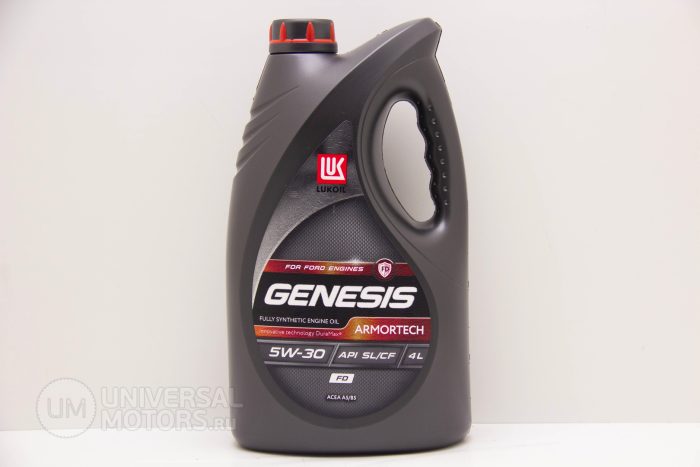 Масло моторное Лукойл Genesis Armortech FD 5W-30 синтетическое 4 л.