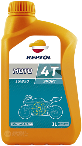 REPSOL RP Moto SPORT 4T SAE 15W-50 1л