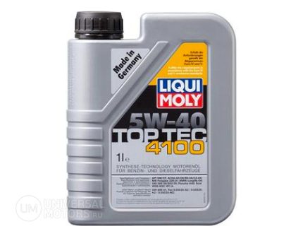 Масло моторное HC-синтетика Top Tec 4100 Liqui Moly 1л 7500