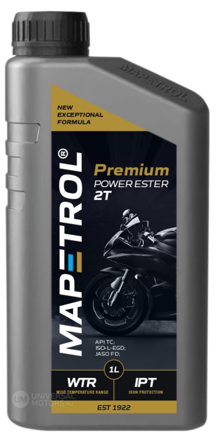 Масло моторное MAPETROL PREMIUM POWER ESTER 2T 1л