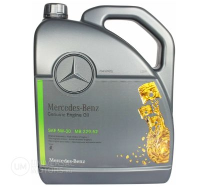 Масло моторное MERCEDES-BENZ МB 229.52 5W-30 5 л A000 989 70 06 13 ABDW