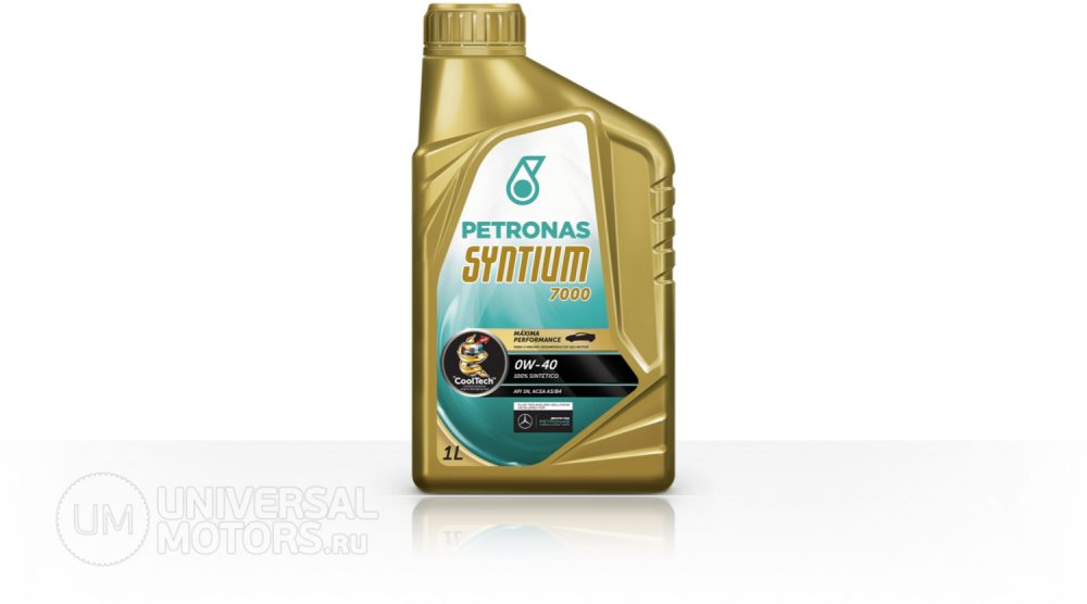 Синтетическое моторное масло PETRONAS Syntium 7000 0w-40 (1л)