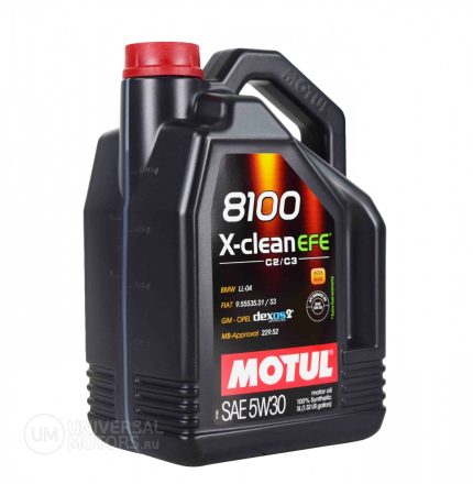 Масло моторное MOTUL 8100 X-clean EFE 5W-30 (4л)