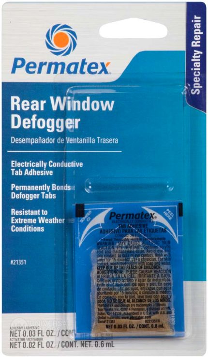 Клей для ремонта контактов обогревателя заднего стекла Permatex "Rear Window Defogger"