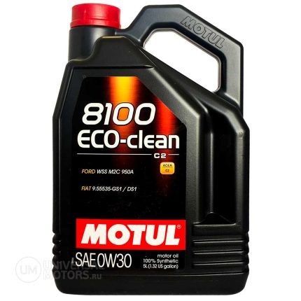 Масло моторное MOTUL 8100 ECO-clean 0W-30 (5л)