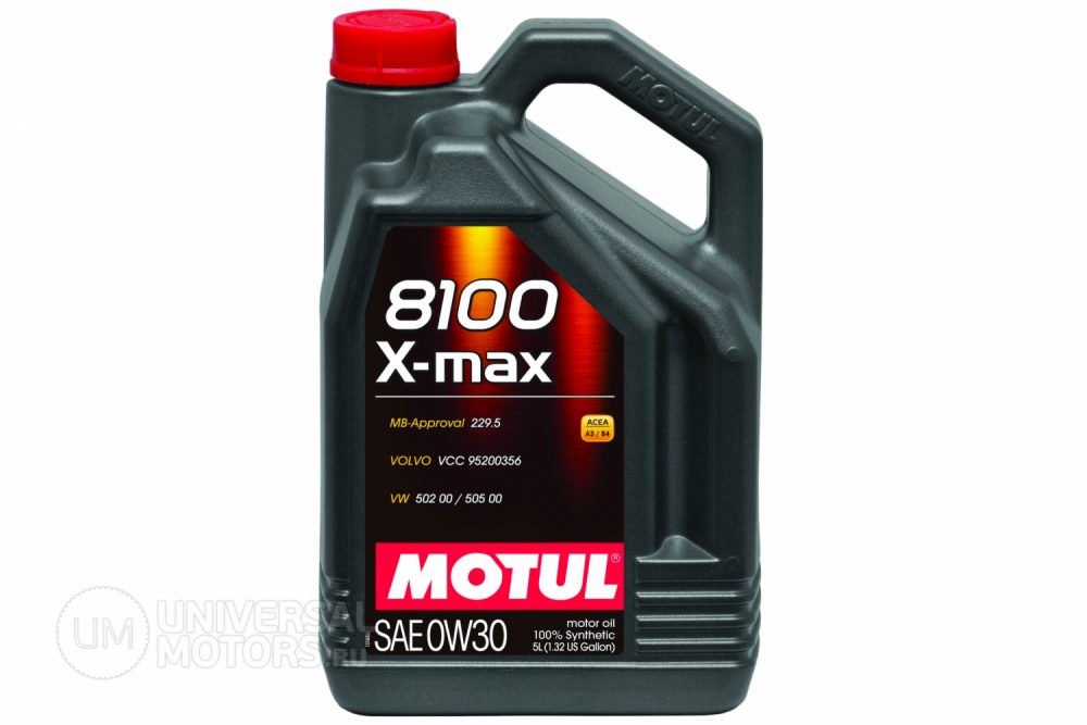 Масло моторное MOTUL 8100 X-max 0W-30 (5л)