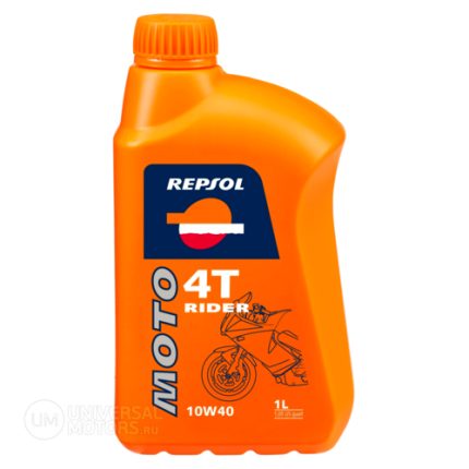 Мотор/масло REPSOL RP Moto RIDER 4T SAE 10W-40 (1л)