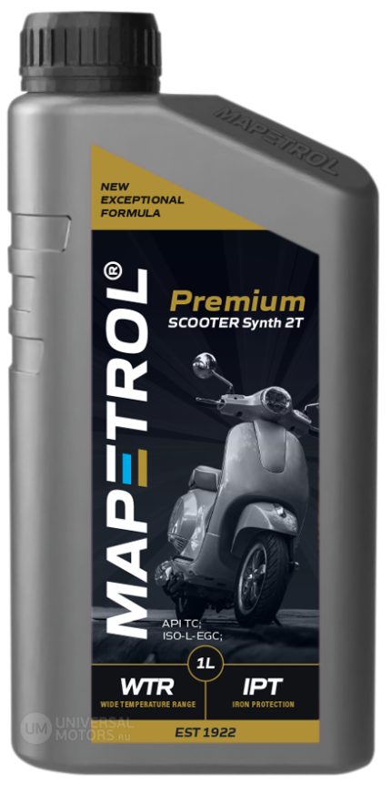 Масло моторное MAPETROL PREMIUM SCOOTER SYNTH 2T 1л