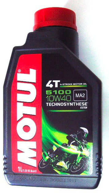 Мотор/масло MOTUL 5100 4T SAE 10w-40 (1л)