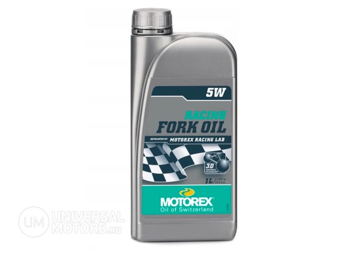 Масло вилочное мото MOTOREX RACING FORK OIL 5W (1л.) 306406