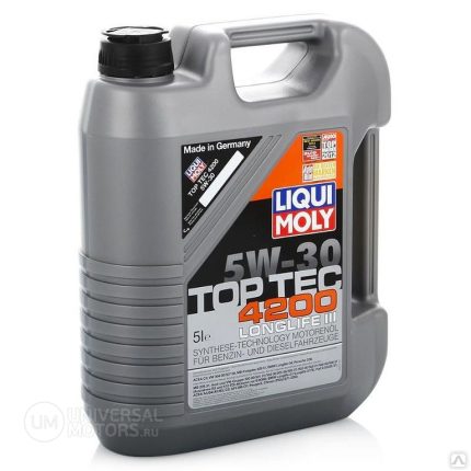 Масло моторное HC-синтетика Top Tec 4200 Liqui Moly 5л 7661