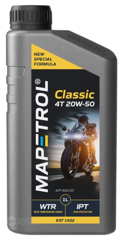 Масло моторное MAPETROL CLASSIC 4T 20W-50 1л