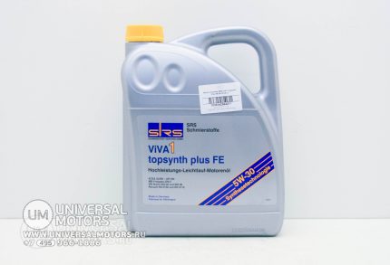 Масло моторное SRS VIVA 1 topsynth Plus FE 5W-30 (5 л)