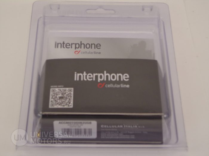 Адаптер-переходник c DIN коннектором с выходом на 2 USB Interphone (Cellularline)