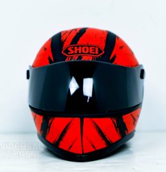 Шлем миниатюрный Shoei Red + Black