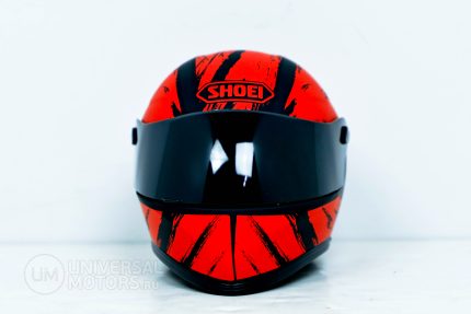 Шлем миниатюрный Shoei Red + Black