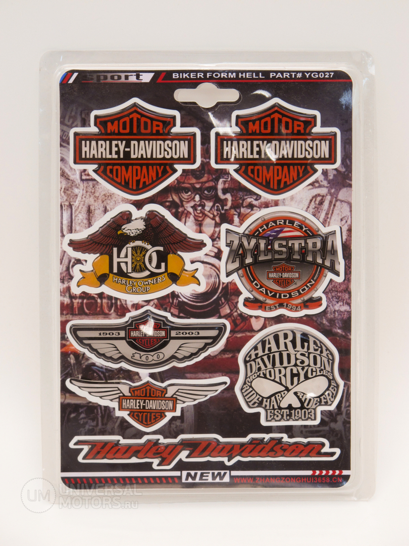 Наклейки набор HARLEY DAVIDSON