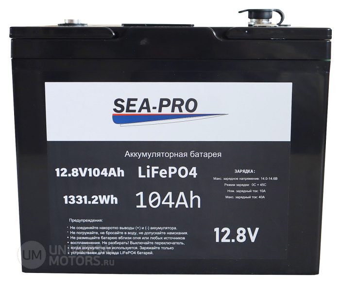 Аккумуляторная батарея SEA-PRO 104А/Ч 12