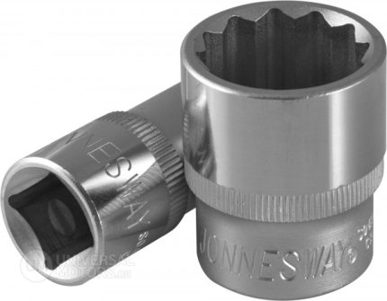 Головка торцевая 12мм 1/2" Jonnesway S04H4912 ( 12-гранная)