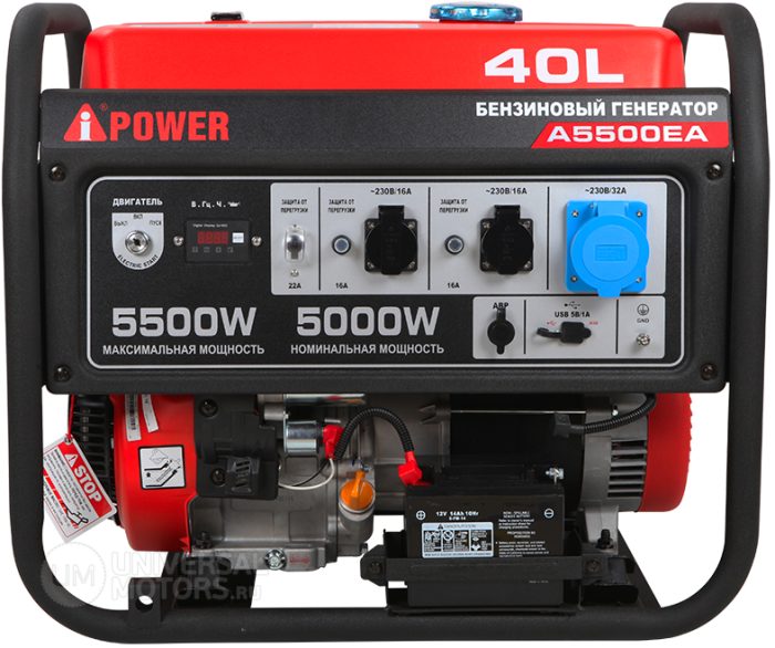 ПОРТАТИВНЫЙ БЕНЗИНОВЫЙ ГЕНЕРАТОР A-IPOWER A5500EA