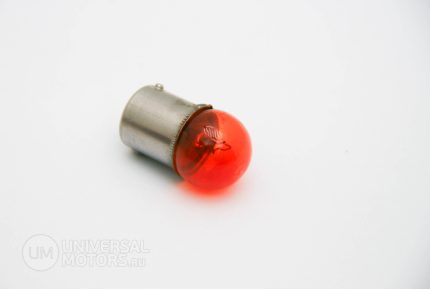 Лампа Motoland 12V10W G18/BA15S желтые 6775