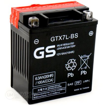 Аккумулятор GS GTX7L-BS