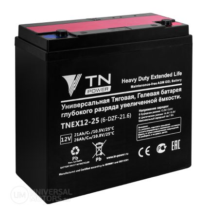 Аккумулятор тяговый TN-Power TNE X 12-25 (6-DZF-20