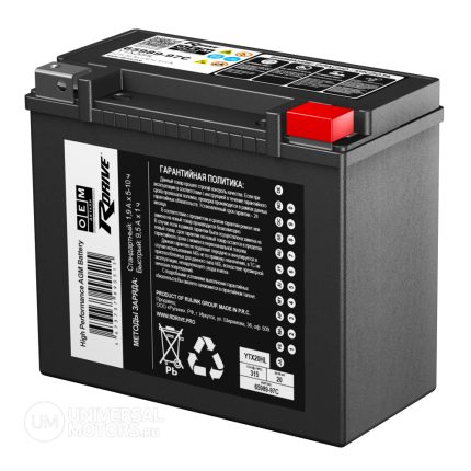 Мотоциклетный аккумулятор RDrive OEM AGM 65989-97C (YTX20HL)