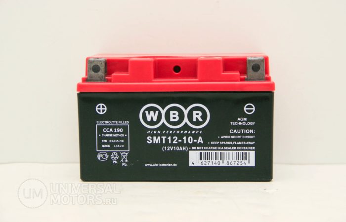 Аккумулятор WBR SMT12-10-A 12V10AH YTZ10S