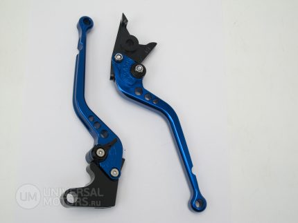 Рычаги (сц/тор) CNC Yamaha YZF R1 1999-2001 blue