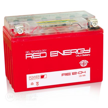 Гелевый аккумулятор Red Energy RE 1204 (YB4L-B