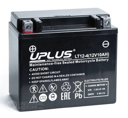 Аккумулятор мото Leoch UPLUS LT12-4