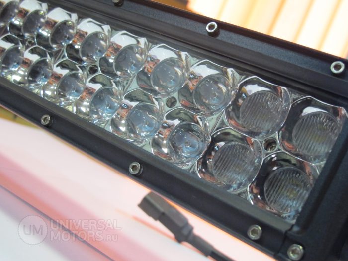 Двухрядная светодиодная LED балка - 72W