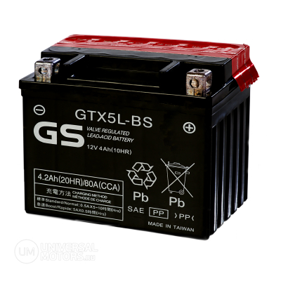 Аккумулятор GS GTX5L-BS