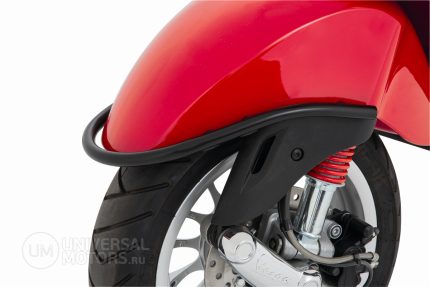 Черная защита переднего крыла Vespa Primavera/Sprint/Elettrica