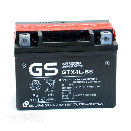 Аккумулятор GS GTX4L-BS