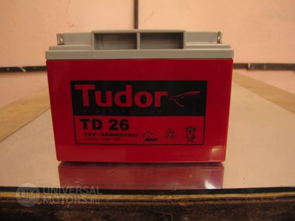 Аккумуляторная батарея TUDOR TD 26