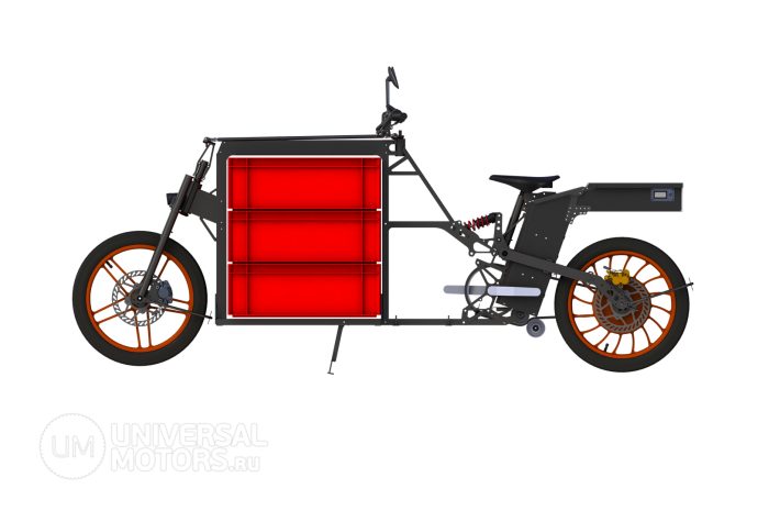 Грузовой электровелосипед Bike2b "Land Yacht"