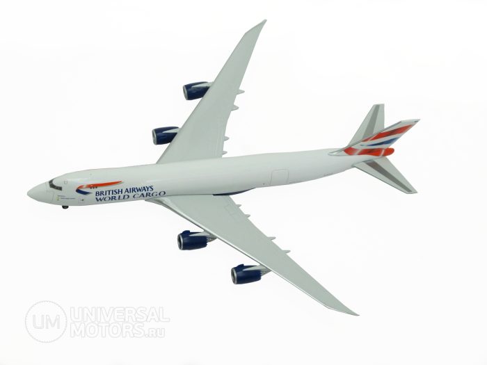 Модель самолёта Herpa British Airways World Cargo Boeing 747-8F