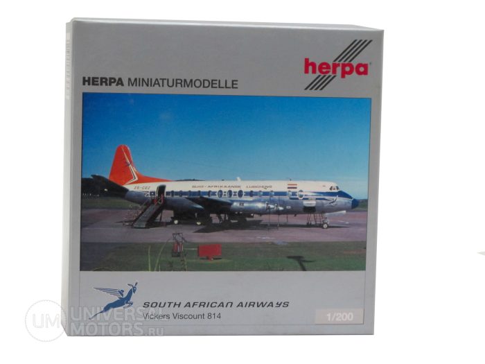 Модель самолёта Herpa Vickers Viscount 814