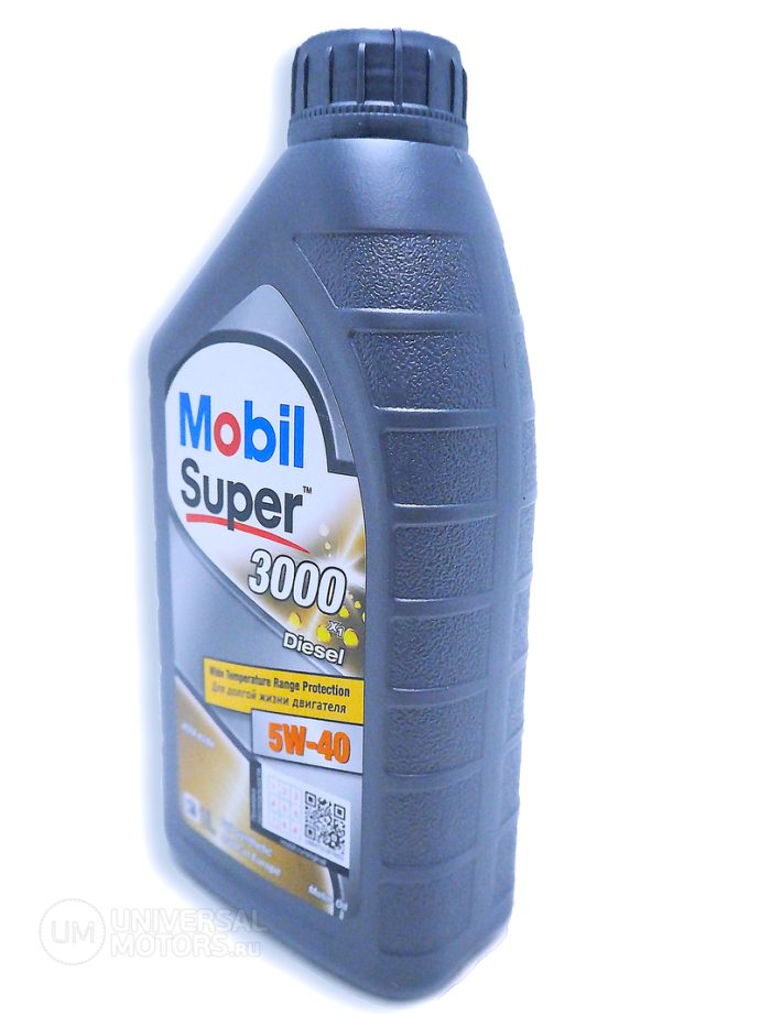 Масло моторное Mobil Super 3000 X1 Diesel 5W-40 152573 1л