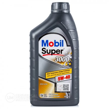 Масло моторное Mobil Super 3000 X1 Diesel 5W-40 152573 1л