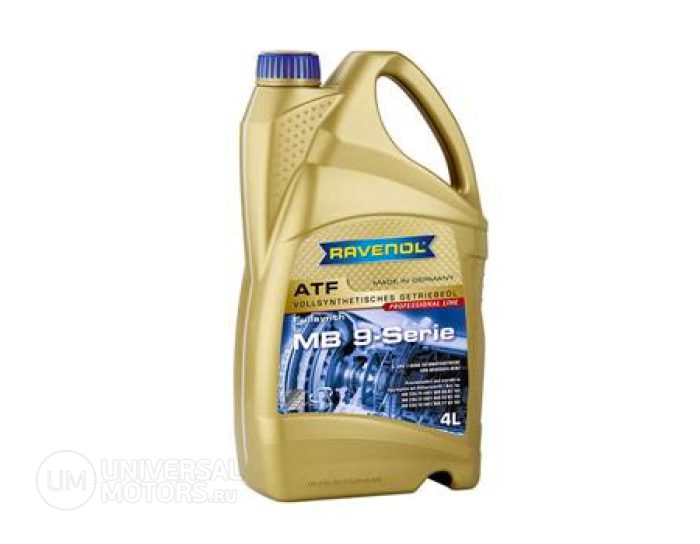 Масло Ravenol трансмиссионное синтетическое ATF MB 9 (1L)