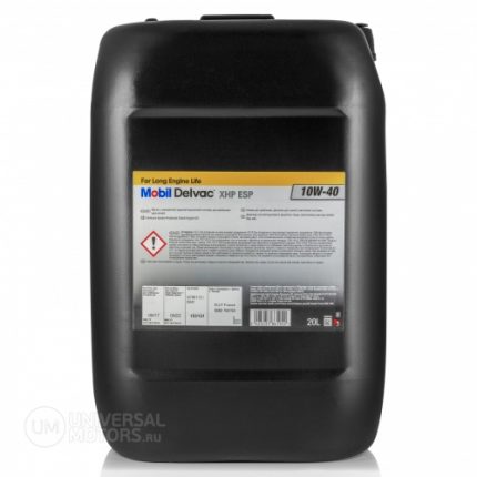 Моторное масло Mobil Delvac XHP ESP 10W-40 153121 1л ( бочка 20 л )